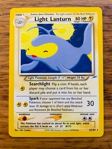 Light Lanturn (23/105) Rare Neo Destiny Set Pokemon Karte! KOSTENLOSER VERSAND! - Bild 1 von 11