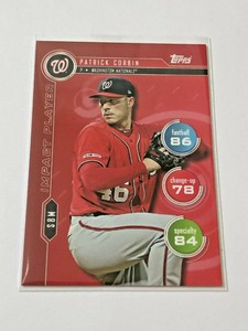 2020 Topps Baseball Topps Attax Impact Player - Patrick Corbin - Nationals