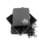 Zigarettenetui mit Gravur Zigarettenbox personalisiert schwarz in Geschenkbox
