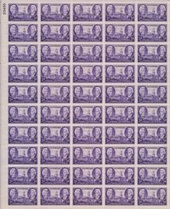 U. S. Scott #941 (Sheet of 50) VF Centering (MNH) Brookman Catalog: $13.00 - Picture 1 of 1