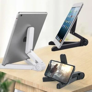 New Adjustable Desktop Foldable Tablet Phone iPad Bracket Holder Stand Support - Picture 1 of 12