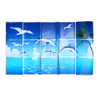  Ocean Dolphin Kitchen Stickers Anti-oil Paste Waterproof Removable Wall