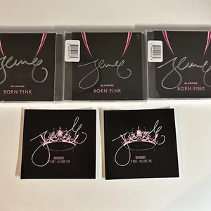 BLACKPINK Born Pink The Album Official Jennie Signed Art Card Autographed - Picture 1 of 11