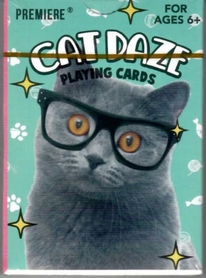CAT DAZE Kitten Animal PLAYING CARDS  New Sealed Deck Poker Size - Image 1 of 2
