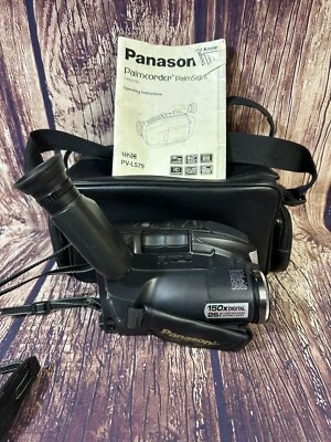 Panasonic Palmcorder Model PV-L579-VHS-C Tape- UNTESTED - Image 1 of 4