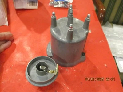 JEEP 1983-90 -FORD MUSTANG PINTO-RANGER-4 CLY--DISTRIBUTOR CAP & ROTO=-=USA - Image 1 of 4