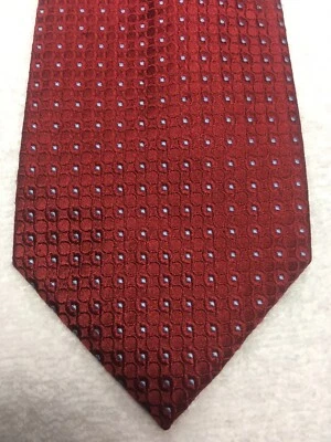 Gravata masculina TASSO ELBA VERMELHA COM AZUL 3,75 X 60 - Imagem 1 de 4