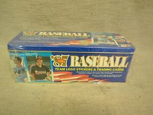 1987 Fleer MLB Baseball Commemorative Glossy Tin Complete Set - FACTORY SEALED!