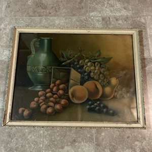 Antique 1906 Print Framed California Fruits James Lee 3122 - Picture 1 of 9
