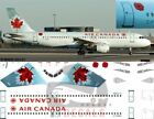 V1 Decals Airbus A320 Air Canada for 1/144 Revell Model Airplane Kit V1D0165