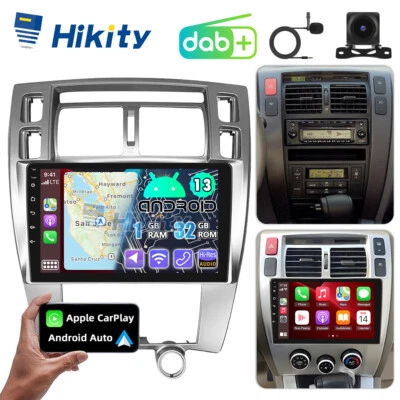 DAB+ 10" Android15 CarPlay Radio Für Hyundai Tucson JM 2004-2010 GPS NAVI RDS BT - Bild 1 von 4