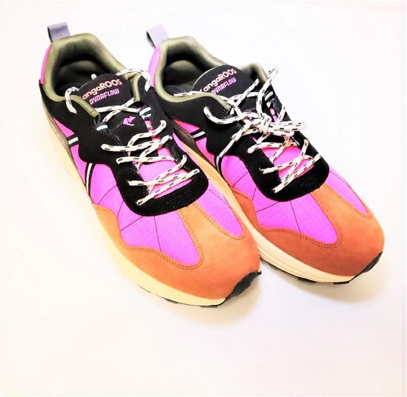 KangaROOS Zapatillas Unisex Dynaflow, Gris Acero/Rosa, 46 EU - Imagen 1 de 1