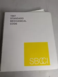 Vtg 1997 SBCCI Standard Mechanical Code Binder - Imagen 1 de 8