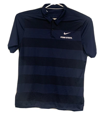 Nike Dri Fit NCAA Penn State Nittany Lions Short Sleeve Golf Polo Size XL Cover