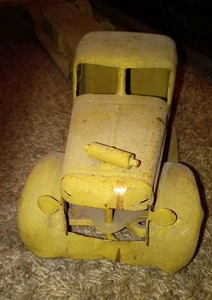 Escalera de extensión de camión de bomberos Buddy L de acero prensado vintage de los años 40 - Imagen 1 de 5