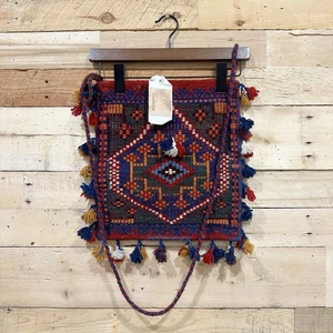Bolso Bandolera Dobag Turco Hecho a Mano Lana Multicolor  - Imagen 1 de 6