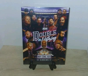 AEW Double or Nothing 2020 DVD 2 Disc Set Moxley Brody Lee Cody Jericho Sealed - Picture 1 of 10