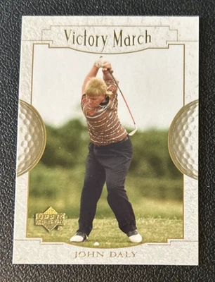 Tarjeta de golf Upper Deck Victory March John Daly #174 2001 Foto 1 de 2
