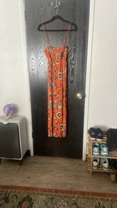 Maeve For Anthropologie Smocked Floral Maxi Dress Size Small - Picture 1 of 5
