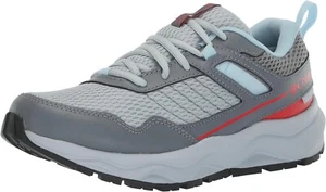 Talla 8. NUEVO EN CAJA COLUMBIA 1987101 031 MUJER MESETA IMPERMEABLE GRIS/HIBISCO ROJO - Imagen 1 de 8