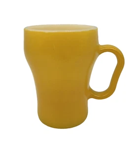 FIRE KING ANCHOR HOCKING Taza Amarilla 8oz Mediados de Siglo Jugo Taza Mango - Imagen 1 de 7