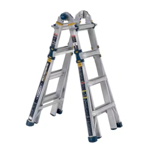 WERNER Pro Ladder 18-Ft Reach Aluminum Multi-Position 375-Lbs Load Capacity - Picture 1 of 11