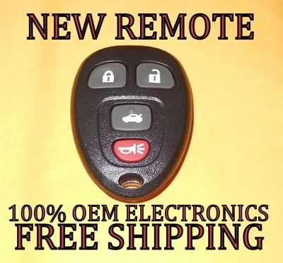 NEW GM CHEVY BUICK PONTIAC SATURN KEYLESS REMOTE ENTRY FOB 15252034 KOBGT04A - Image 1 of 2