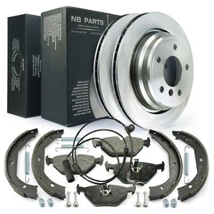 Bremsen Set Satz hinten komplett für BMW 5 5er Touring E39 520 - 540 i d tds - Bild 1 von 2