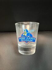 Hank Aaron Stadium Shot Glass RARE LOGO