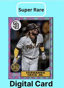 DIGITAL CARD 2022 Topps Series 1 1987 Mojo Fernando Tatis Jr Padres BUNT - Picture 1 of 1