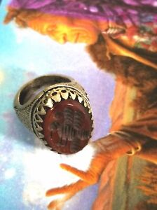 Metaphysical Pagan jinn ring Rare & Unique Coven-Owned Queen of Phoenix  size 10