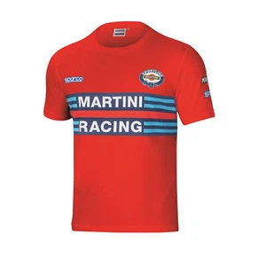 Men's Sparco Martini Racing red t-shirt (L) - Picture 1 of 2