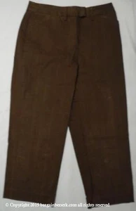 PANTALONES CORTOS TALBOTS PETITES 27/22 NEGROS TEXTURIZADOS VERTICALMENTE Y A RAYAS TJ259 - Imagen 1 de 1