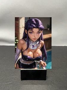 Blackfire Teen Titans Waifu Anime Custom Art Trading Card NSFW AVAILABLE W6444 - Picture 1 of 2