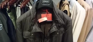 $2500 NWT ISAIA Napoli FIELD SAFARI JACKET HANGER OLIVE JAMES BOND - Picture 1 of 8