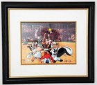 MICHAEL JORDAN SIGNED SPACE JAM CEL HAND PAINTED LTD/ED 403/750 UD COA