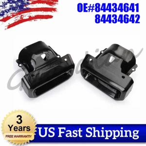Exhaust Tips / Bezels Black 84434641 84434642 For GMC Sierra 1500 series 2019-23 - Picture 1 of 17