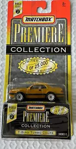 1995 MATCHBOX PREMIERE COLLECTION SERIES 2 T-BIRD TURBO COUPE GOLD 1/64 - Picture 1 of 1