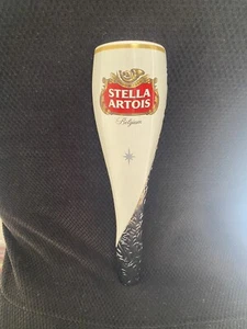 Stella Artois Belgian 11.75” Chrome Ornate Bar Beer Tap Handle Amazing FREE SHIP - Picture 1 of 11