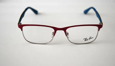 Gafas ópticas para jóvenes Ray-Ban pequeñas rosa azul Rx RB1052 4058 49-15-130 Foto 1 de 4