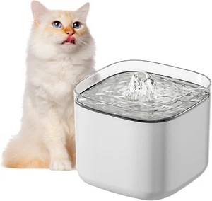 New Automatic Pet Water Fountain Dispenser Cat Dog Drinking Bowl 3L Capacity - Picture 1 of 7