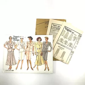 Top y Falda De Colección 86 Vogues Diseño Básico Patrón 1697 Misses Talla 14 16 18 - Imagen 1 de 12
