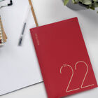  Agenda-Buch Kunstleder Student 2022 Kalendernotizbuch Schreiben