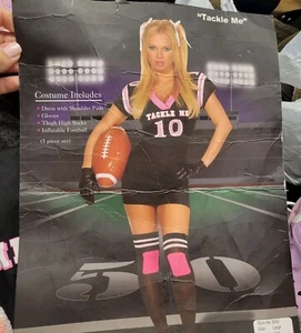 “Tackle Me” Dreamgirl Costume Women’s Sexy Halloween Size LARGE - Picture 1 of 3