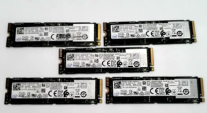 Lot of 5 Intel 256GB NVMe PCIe M.2 SSD Solid State Drive SSDPEKKF256G8L 80+ - Picture 1 of 2