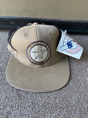 Vintage Houston Astros Hat Mesh Sides Logo MLB American Needle Snapback Cap Rare - Image 1 of 4