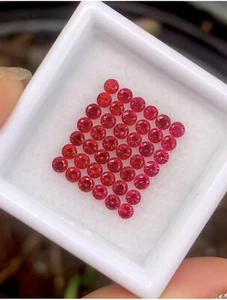 1.67Ct 2mm Top Quality Good Collection 100% Natura Red Spinel - Picture 1 of 4