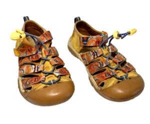 Keen Sandals Newport H2 Youth Kids Sz 2 Orange Peeliking Outdoor READ DESC. - Picture 1 of 7