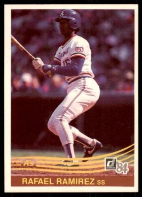 1984 Donruss Rafael Ramirez Baseball Cards #589 - Image 1 of 2
