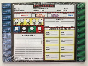 White Wolf Trinity Battleground Psion Character Sheets WW-9425 - Picture 1 of 2